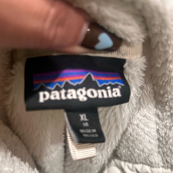 Patagonia Kids' White Textured Pullover Sweater - Picture 5 of 8